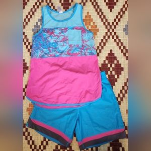 **💥4 for $50** Ivivva Girls Tank & Shorts Set. Sz 8.